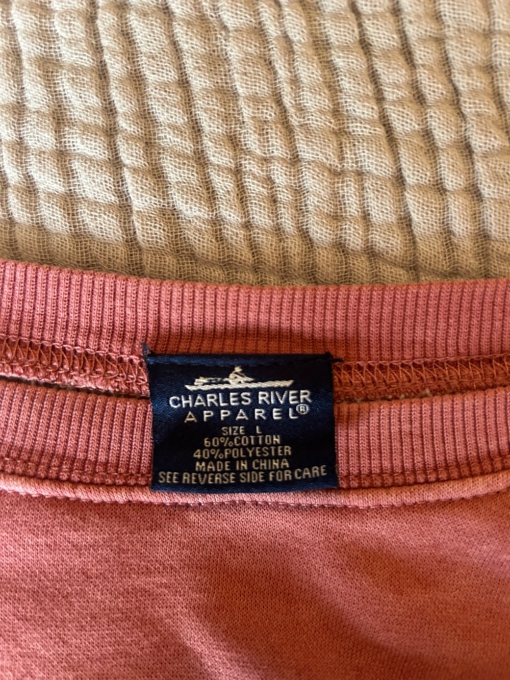 Seaside Women's Dusty Rose Cropped Sweatshirt - Picture 2 of 3